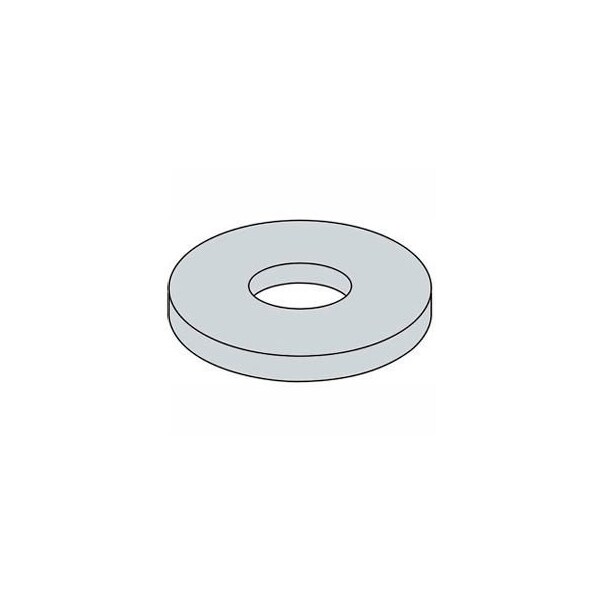 Titan Fasteners 5/16in Fender Washer - .348in I.D. - .047/.08in Thick - Steel - Zinc - Grade 2 - Pkg of 100 AZA05040 - main